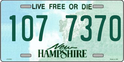 NH license plate 1077370