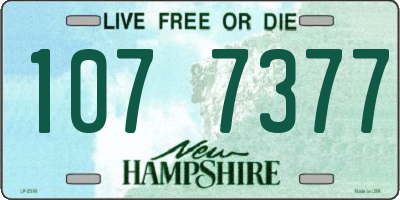 NH license plate 1077377
