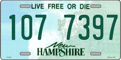 NH license plate 1077397
