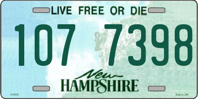 NH license plate 1077398