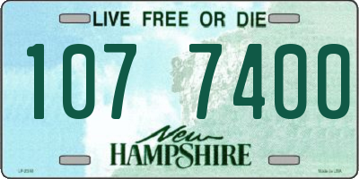 NH license plate 1077400