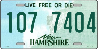 NH license plate 1077404
