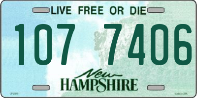 NH license plate 1077406
