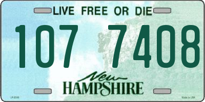 NH license plate 1077408