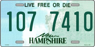 NH license plate 1077410