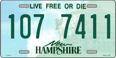 NH license plate 1077411