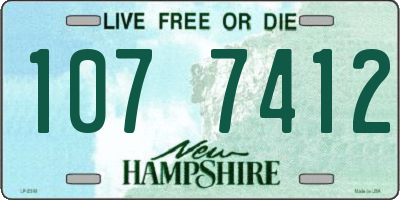 NH license plate 1077412