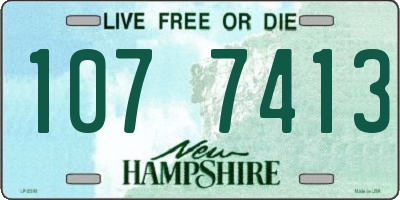 NH license plate 1077413