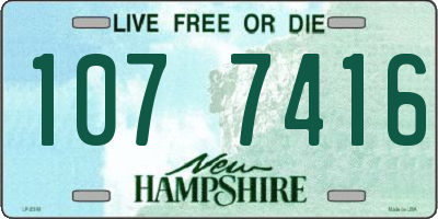 NH license plate 1077416