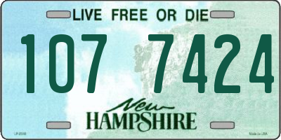NH license plate 1077424