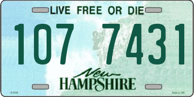 NH license plate 1077431