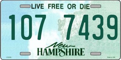 NH license plate 1077439