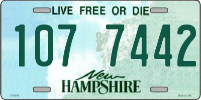 NH license plate 1077442