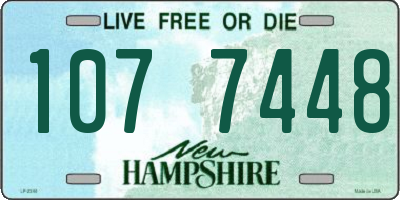 NH license plate 1077448