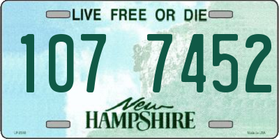 NH license plate 1077452