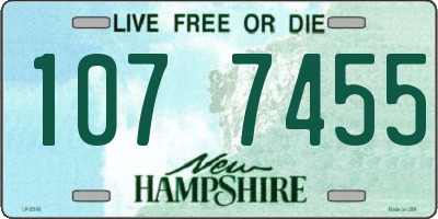 NH license plate 1077455