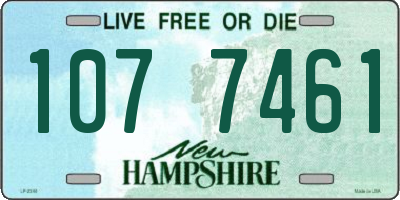 NH license plate 1077461