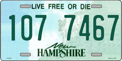 NH license plate 1077467