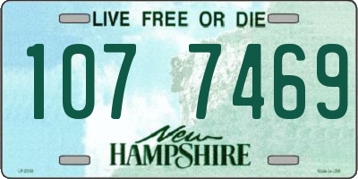 NH license plate 1077469