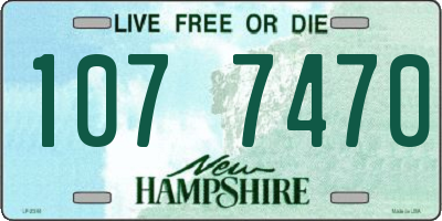 NH license plate 1077470