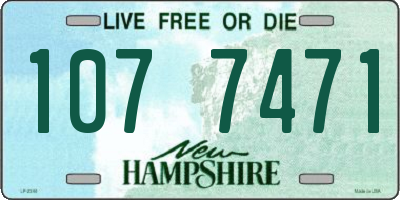 NH license plate 1077471