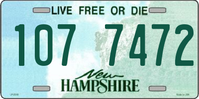 NH license plate 1077472