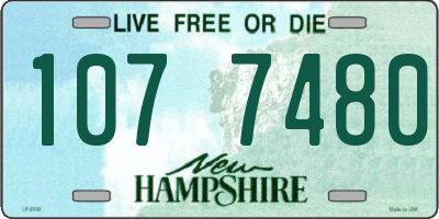NH license plate 1077480