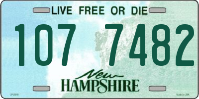 NH license plate 1077482