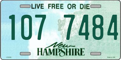 NH license plate 1077484