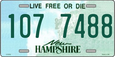 NH license plate 1077488