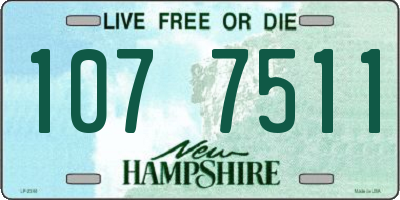 NH license plate 1077511