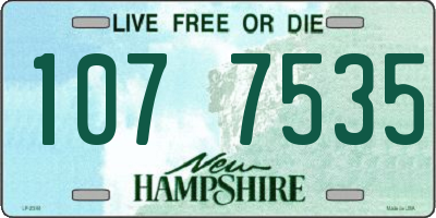 NH license plate 1077535