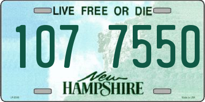 NH license plate 1077550