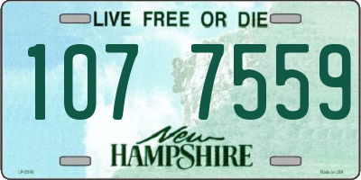 NH license plate 1077559