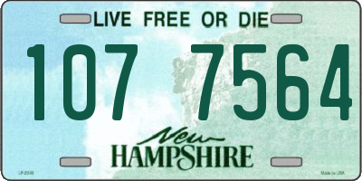 NH license plate 1077564