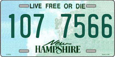 NH license plate 1077566