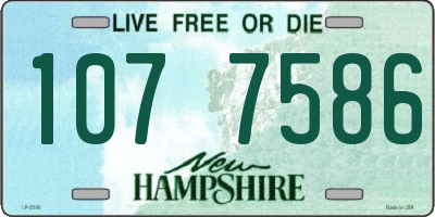 NH license plate 1077586