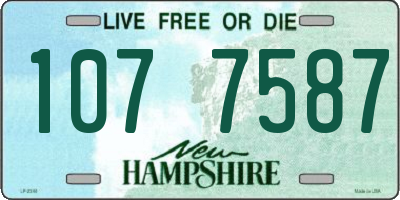 NH license plate 1077587