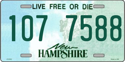 NH license plate 1077588