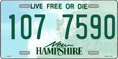 NH license plate 1077590
