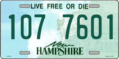 NH license plate 1077601