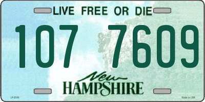 NH license plate 1077609
