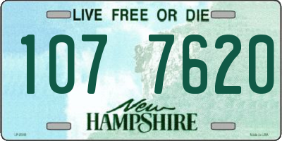 NH license plate 1077620