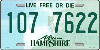 NH license plate 1077622