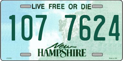 NH license plate 1077624