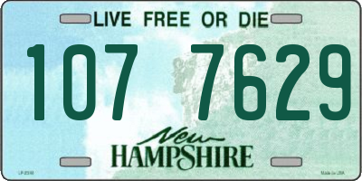 NH license plate 1077629
