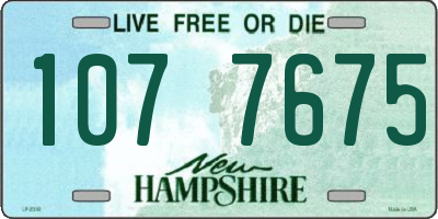 NH license plate 1077675