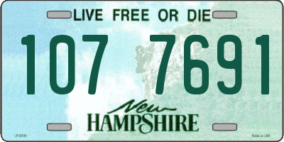NH license plate 1077691
