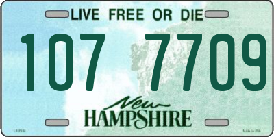 NH license plate 1077709