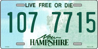 NH license plate 1077715